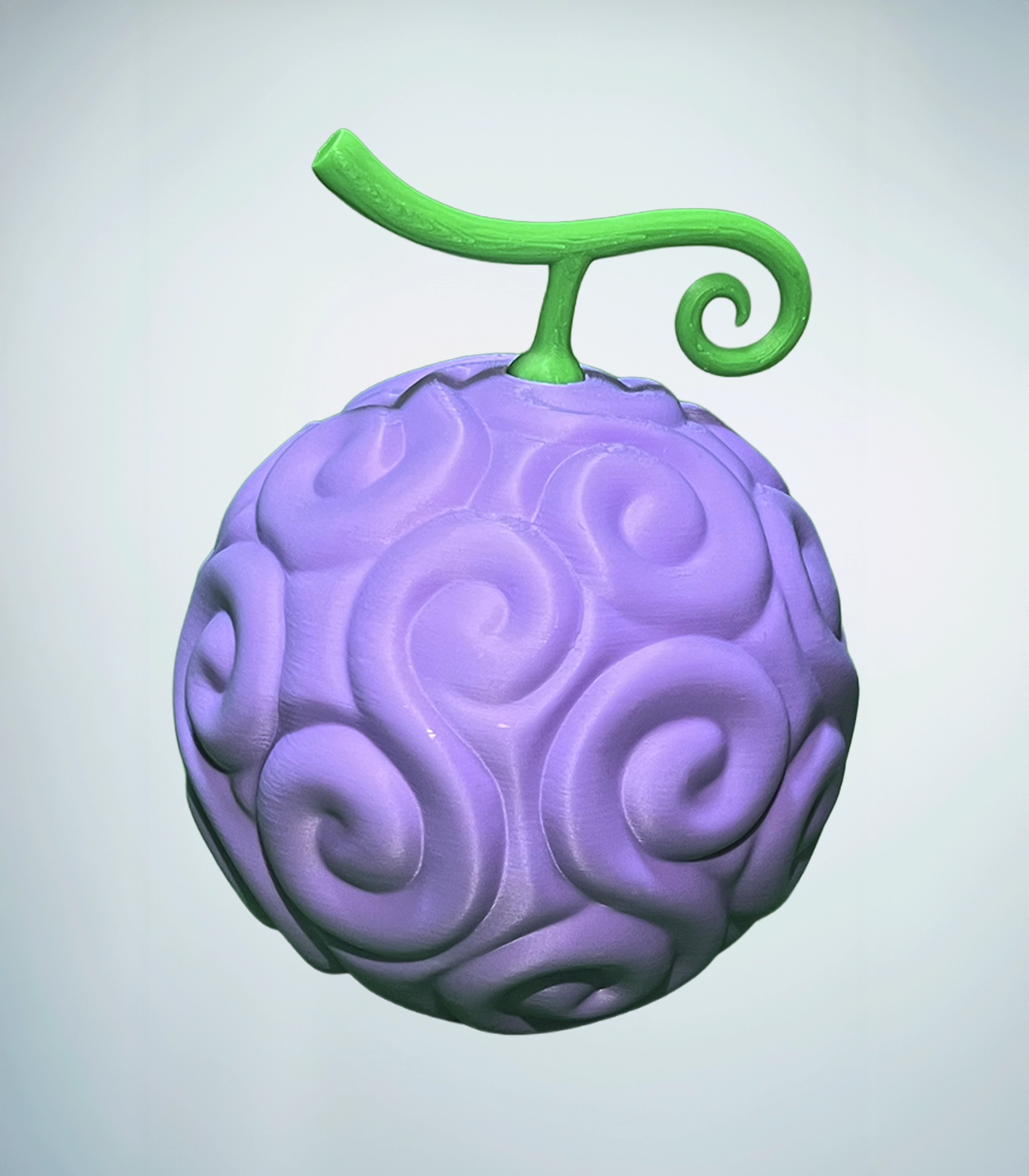 Fruta del diablo nika impresa en 3D de 14x17cm