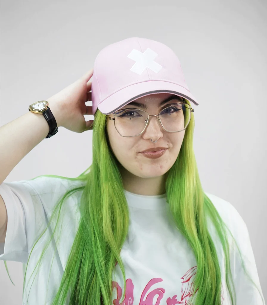 gorra tony tony chopper rosa x blanca chopper